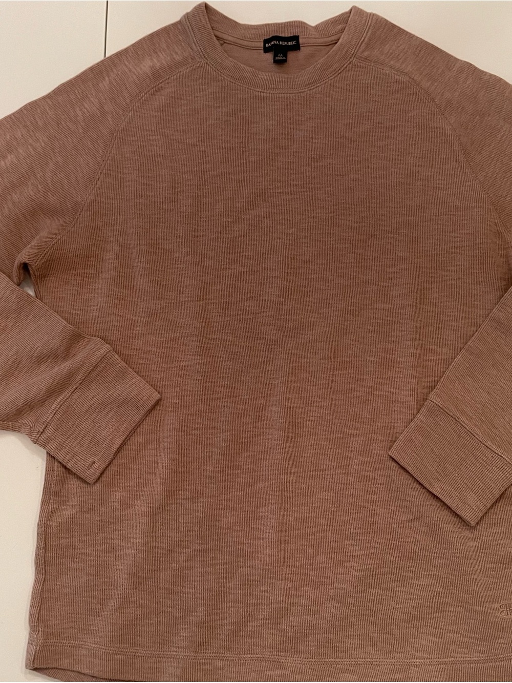 Banana Republic Men's Crewneck Sweater in Taupe Brown